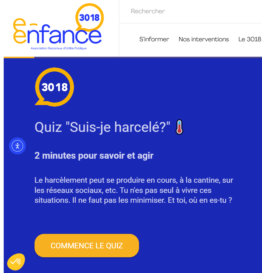 Le harcèlomètre de e-enfance