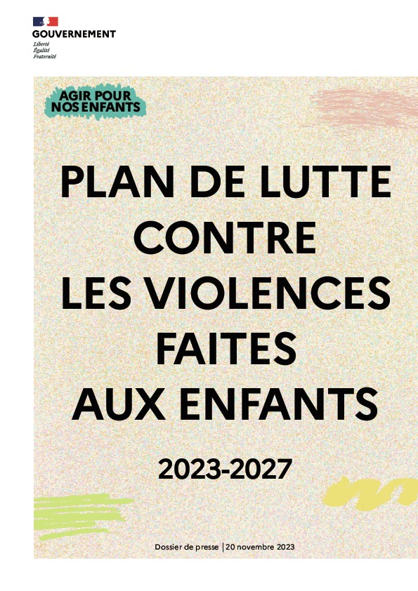 Plan de lutte 2023-2027 contre les violences faites aux enfants