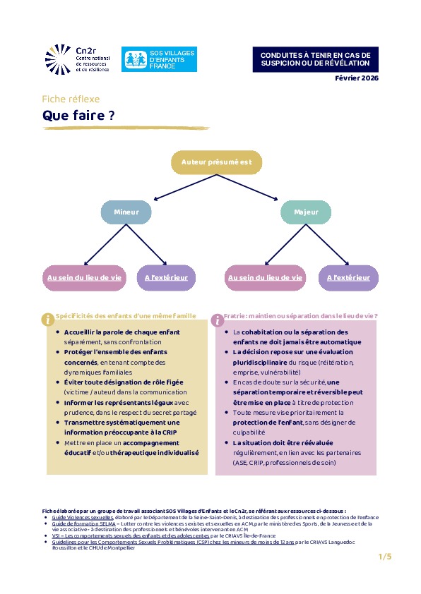 Comportements sexuels problématiques : que faire ?